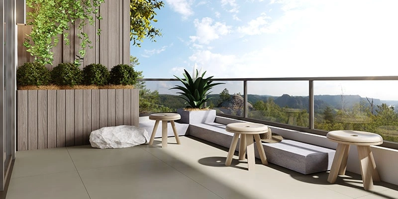 Large Running Balconies